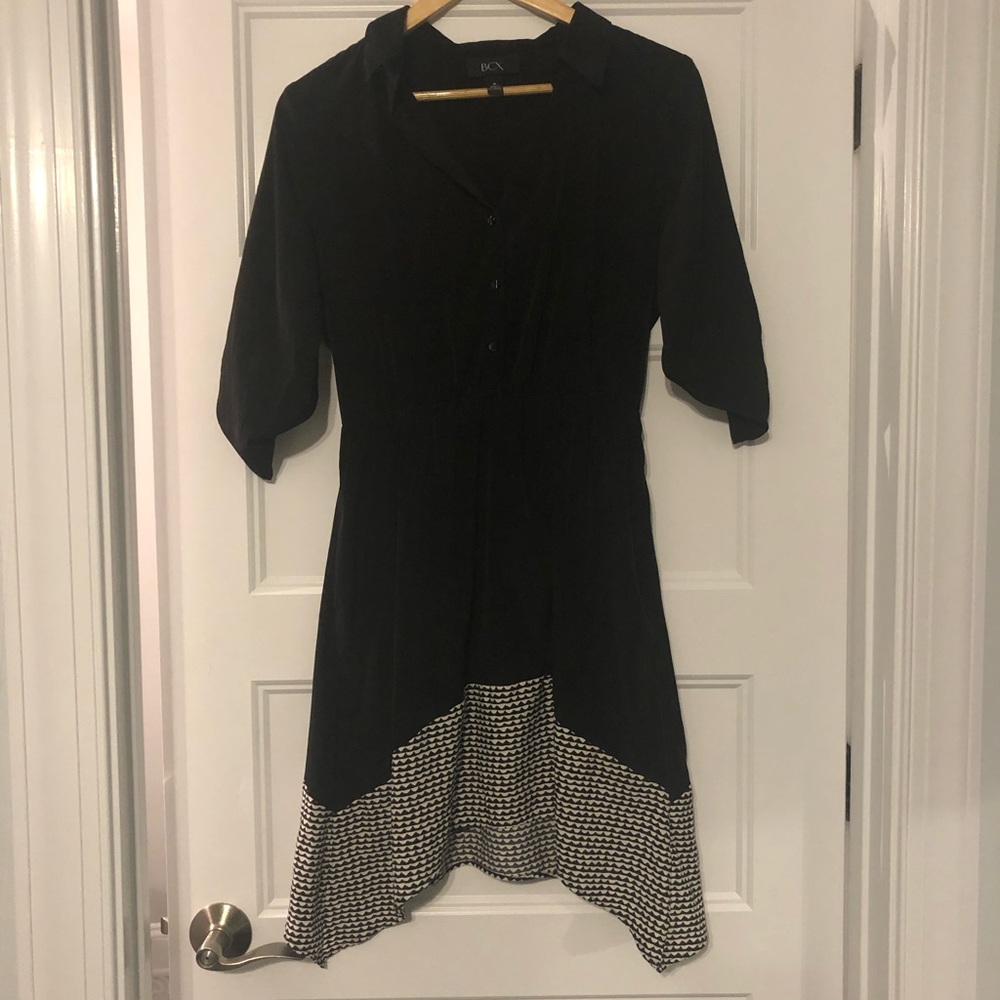 Black Button Up Dress